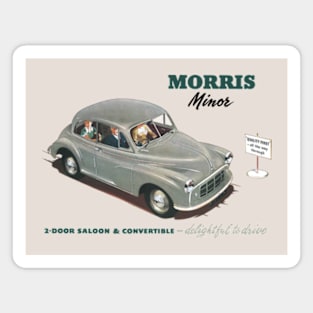 MORRIS MINOR - advert Magnet